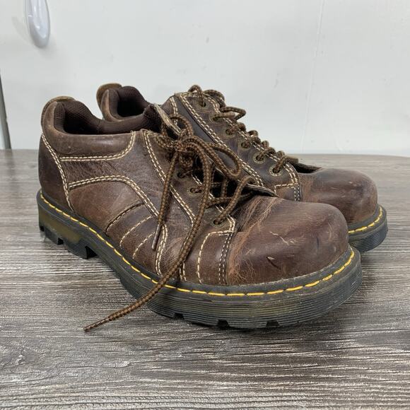 Dr Martens AW004 PC06L Austin Mens Size 12 M Brown Chunky Shoes - Picture 1 of 12